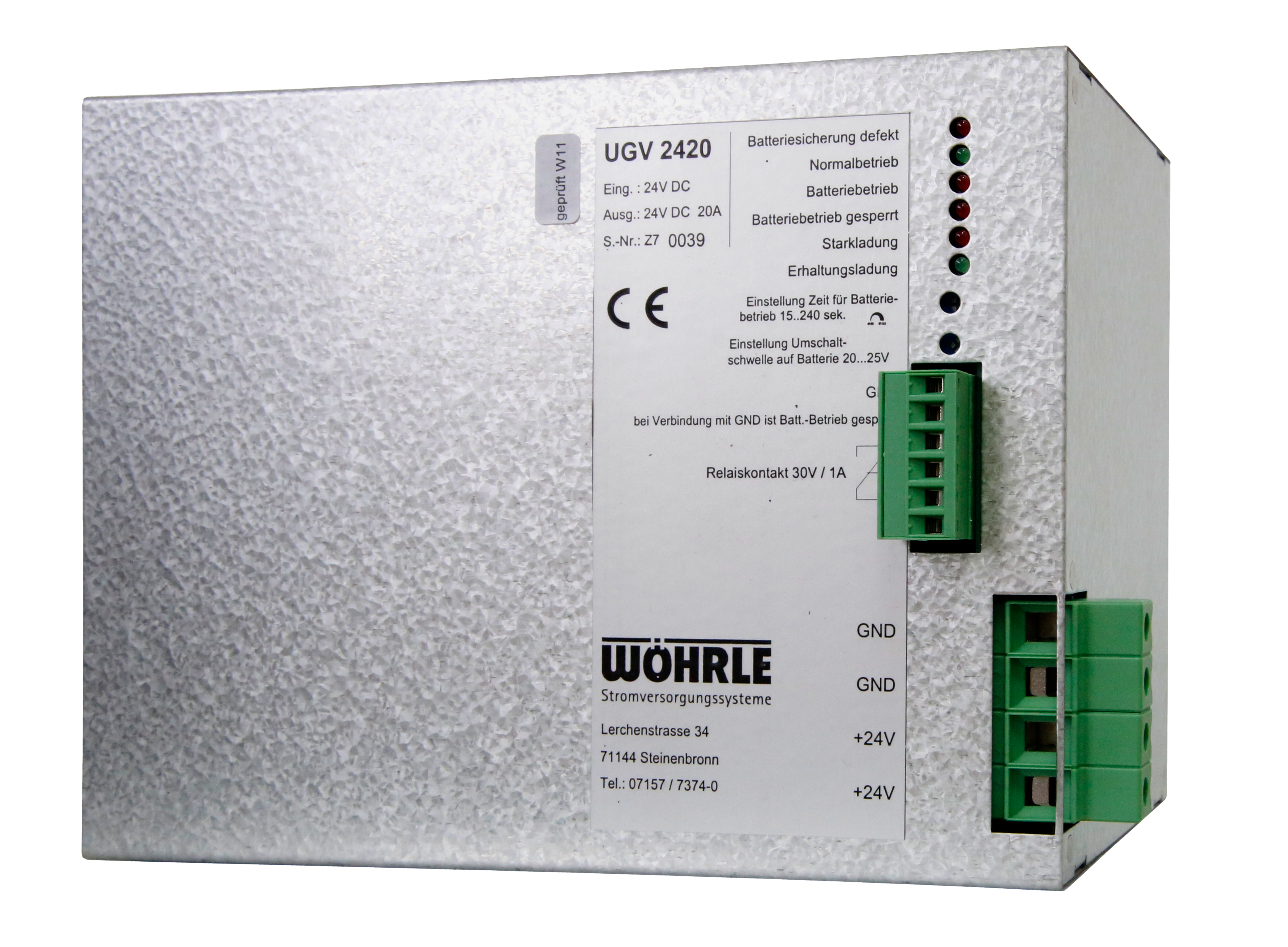 DC-USV Modul + Energiespeicher